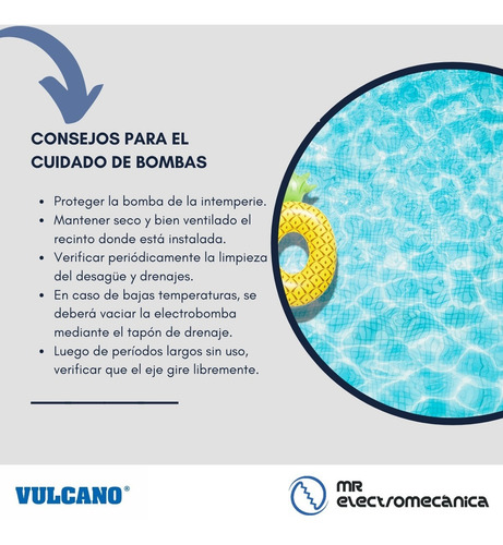 Filtro Pileta Vulcano Vc 30 Para Piscina Hasta 50.000 Litros