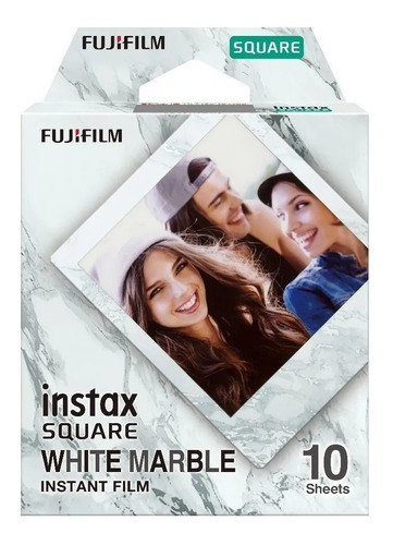 Rollo Fujifilm Instax Square White Marble Oficial Entrega