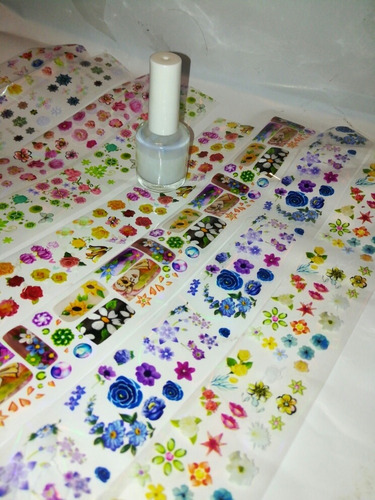 10 Foil Flores 20 Cm X 4 Cm En Bolsa De Celofan