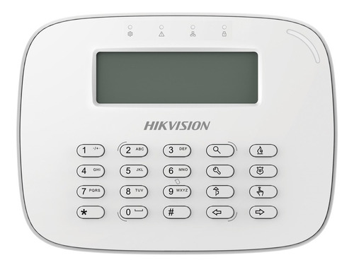 Teclado Lcd Alámbrico Para Alarmas Hikvision