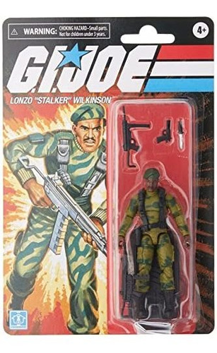 Figura De Acción Exclusiva Gi Joe Retro Sgt Stalker, 375 Pul