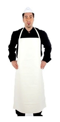 Imagen 1 de 5 de Delantal De Cocina Unisex Bengalina O Gabardina (c/ Entrega)