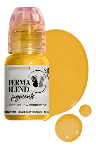 Permablend -soft Yellow Corrector- Pigmento Corregir Tono Color Amarillo