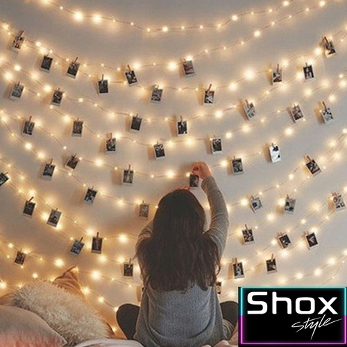 Guirnalda Led Decoracion Broches X16 Retro Navidad Fotos