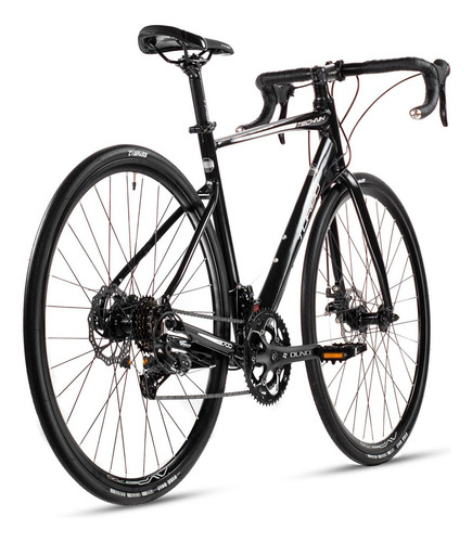 Bicicleta Ruta R700 Turbo Technik 14v Aluminio Disco Negro Color Negro gloss Tamaño del cuadro M
