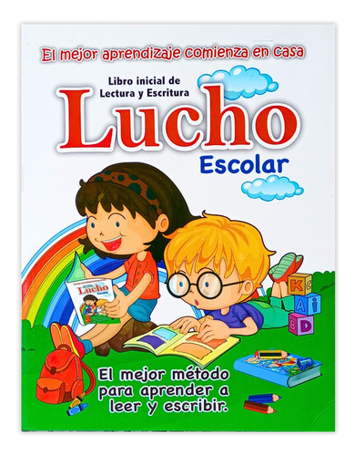 Pack 6 Libros Lucho Escolar Inicial De Lectura Y Escritura