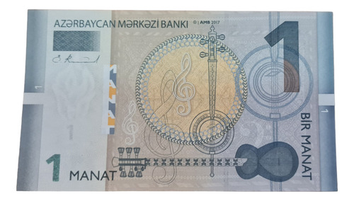 Billetes Mundiales : Azerbaijan 1 Manat 2017