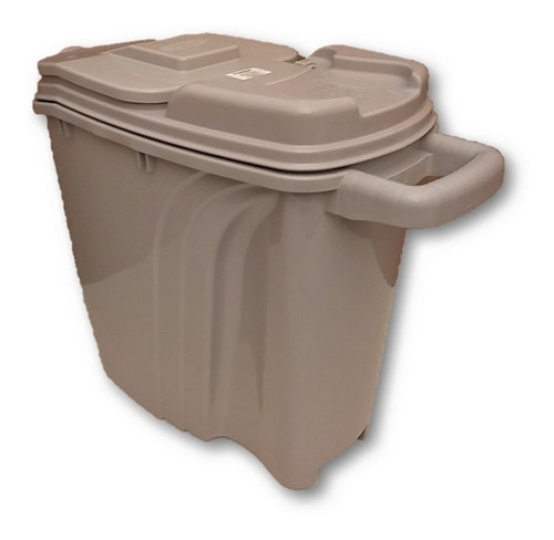 Container Dispenser Pote Ração 25 L (11 Kg) Tampa Pressão  