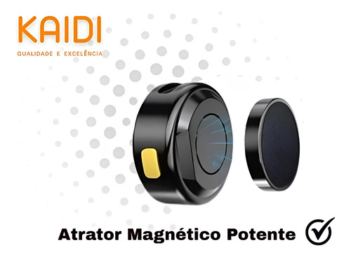Microfone Lapela Sem Fio Duplo Tipo - C Pro Redondo Kaidi