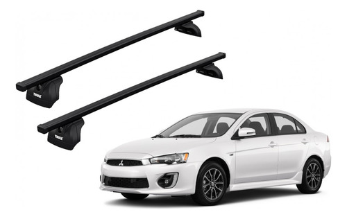 Barras Thule Mitsubishi Lancer Evo 08-18 Pf / Squarebar