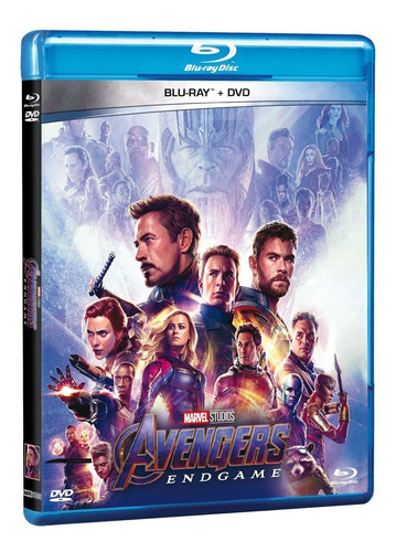 Blu Ray + Dvd Avengers Endgame
