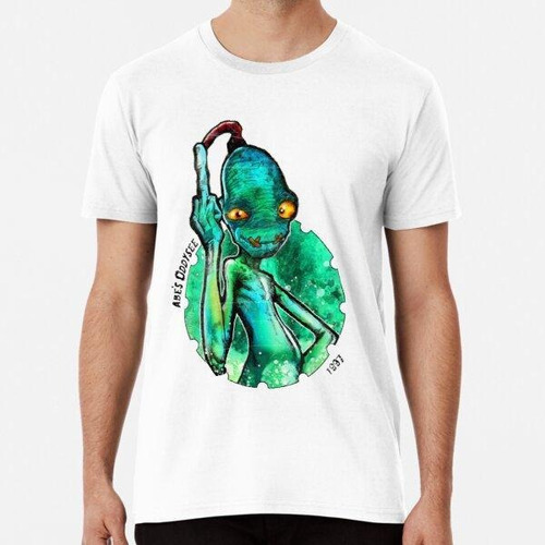 Remera Abe's Oddysee Conoce A Paul Algodon Premium