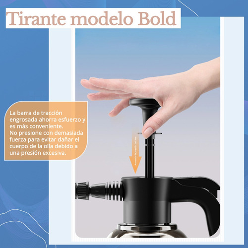 Pulverizador De Espuma Con Bomba De Lavado Manual De 2l