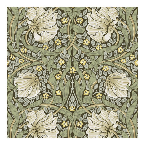 Haokhome William Morris 94028-1 - Papel Tapiz Floral Vintage