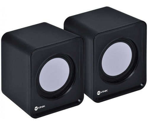 Imagem 2 de 4 de Caixa De Som 2.0 Usb 5v 2x 1w Com Controlador De Volume - Vs