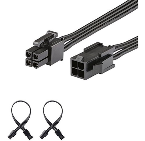 J Y D 2pack Atx 4 Pin Cpu Macho A Hembra Cable De Extension