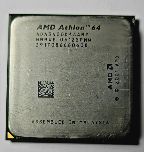 Procesador Amd Athlon 64 3400+ 512kb Socket 939 Ada3400daa4b