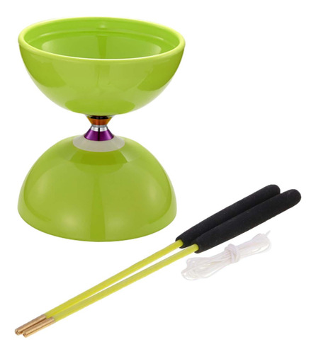 Diabolo Toy Classic Juguete Habilidad Juguete Juguete Verde