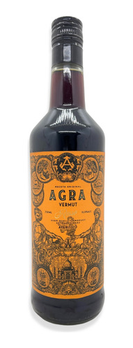 Vermouth Aperitivo Agra Rosso Receta Original 750ml 