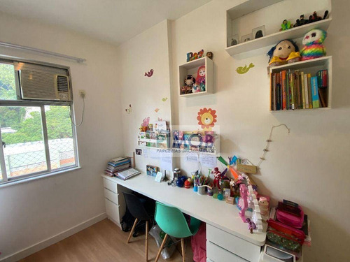 Imagem 11 de 25 de Apartamento Com Vista Aberta E Indevassada, Com 2 Quartos À Venda, 75 M² Por R$ 950.000 - Humaitá - Rio De Janeiro/rj - Ap1422