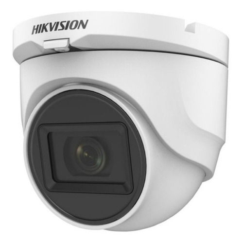 Cámara Turbo 5mp Domo Metal, Lente 2.8mm Ir30m, Hikvision Color Blanco