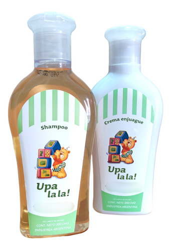 Shampoo Y Crema De Enjuague Upa Lala