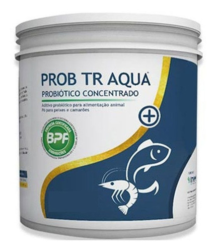 Tr Aqua Probiótico Concentrado Para Peixes E Camarões 1 Kg