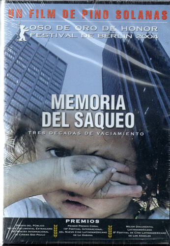 Memoria Del Saqueo - Dvd Nuevo Original Cerrado - Mcbmi
