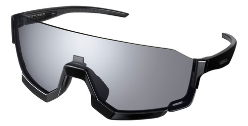 Anteojos Ciclismo Shimano Aerolite 2 Fotocromatico - Celero Lente Gris Armazón Negro