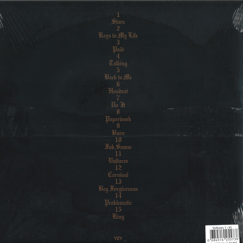Kanye West & Ty Dolla Sign Vultures 2 Lp Brown Marble Vinyl Versión Del Álbum Estándar