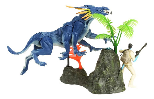 Avatar Pandora Box Jake Sully & Thanator Com Luz - Mcfarlane