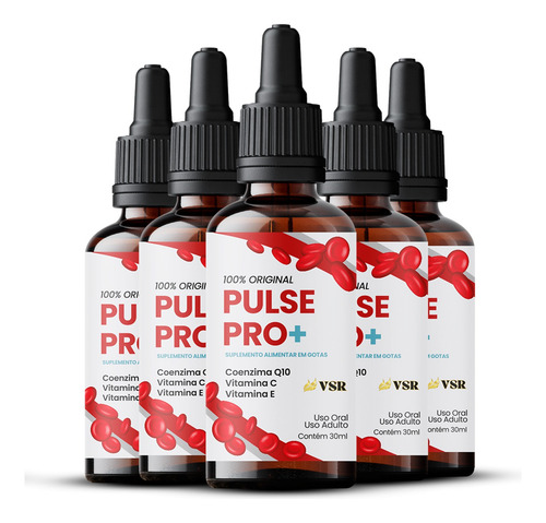 Kit 03 Pulse Pro 30ml Suplemento Alimentar Natural Pulsepro