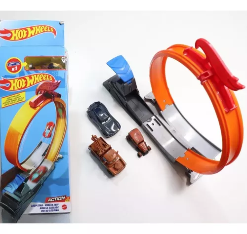 Pista de Carrinhos Hot Wheels - Acrobacias - Rei do Looping - Mattel