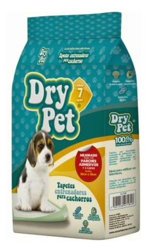 Dry Pet Tapete Entrenador Para Perro De 7 Piezas