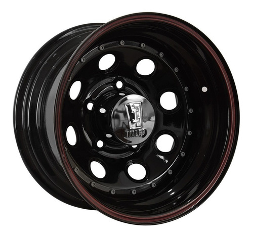 Llanta Acero Deportiva Italbo Rodado 15x8 Ika F100 Cavallino