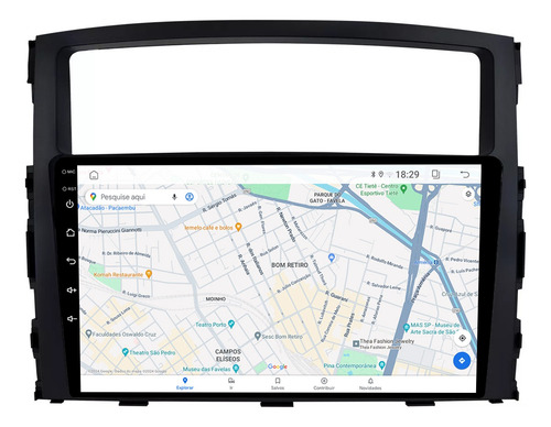 Multimidia Pajero Full 9p Qled Android Carplay 2gb 32gb