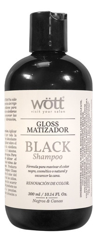  Shampoo Wott Matizador Black 300 Ml