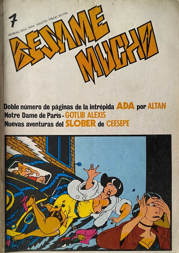 Besame Mucho Nº 7 , Comic España 68 Pág, 1980, Cr03b2