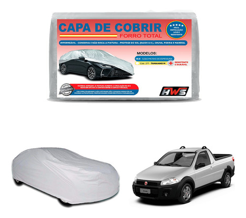 Capa Cobrir Strada 100% Forrada Impermeável Sol Chuva Pr Uv
