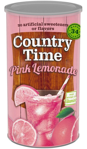 Limonada Rosa Country Time Importada 2.3gk Importado