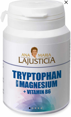 Triptofano Con Magnesio + Vit. B6 60 Capsulas.