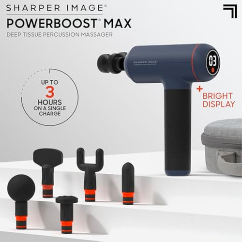 Pistola De Massagem Sharper Image Powerboost Max - Com