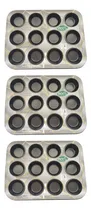 Comprar Conj 3 Formas Antiaderente De Cupcakes 12 Cavidades