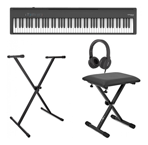 Roland Fp-30x Digital Piano With Stand, Stool And Headphones