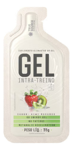 3x Gel Intra Treino Kiwi Com Morango True Source 10 Un 35g