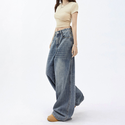 Pantalones Rectos Especiales De Cintura Alta A Juego Para Mu