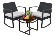 Comprar Greesum Juego De Muebles De Exterior De 3 Piezas Para Patio.