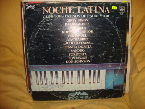 Vinilo Noche Latina Y Los Tops Latinos Radio Mitre Majos Cp1