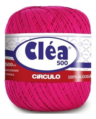 Novelo De Lã Círculo Cléa Cor Pink - 6133 500m De 76g Por Unidade De 1 Unidades