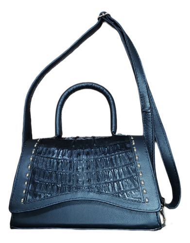 Bolso Mujer Piel Exotica Original Cocodrilo Serpiente Mantar